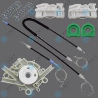 Fensterheber Reparatursatz Seilzug - SET - Vorne Links + Rechts kompatibel mit LAND ROVER FREELANDER