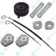 Fensterheber Reparatursatz Seilzug - SET - HINTEN LINKS + RECHTS kompatibel mit PEUGEOT 307 CC (3B)
