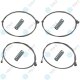 für Jeep Grand Cherokee III (WH) Fensterheber Reparatursatz Seilzug - SET - Hinten Links + Rechts