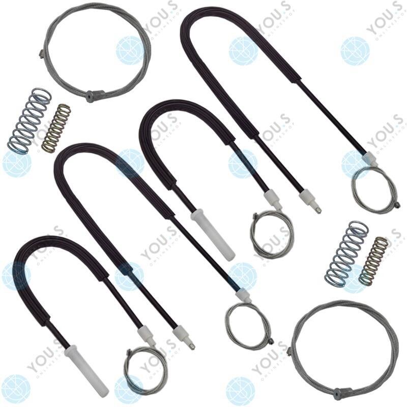 für JEEP CHEROKEE (KJ) Fensterheber Reparatursatz Seilzug - SET - Vorne Links + Rechts