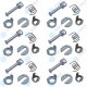 6 Set YOU.S Original Reparatursatz Türschloss Schließzylinder Vorne Links für BMW 3er E46