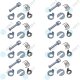 8 Set YOU.S Original Reparatursatz Türschloss Schließzylinder Vorne Links für BMW 3er E46