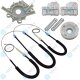 für VW POLO (6N) Fensterheber Reparatursatz Seilzug - SET - Vorne Links + Rechts