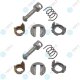 2 Set YOU.S Original Reparatursatz Türschloss Schließzylinder Vorne Links kompatibel mit BMW X5 (E53)