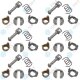 6 Set YOU.S Original Reparatursatz Türschloss Schließzylinder Vorne Links kompatibel mit BMW X5 (E53)