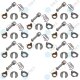 10 Set YOU.S Original Reparatursatz Türschloss Schließzylinder Vorne Links kompatibel mit BMW X5 (E53)