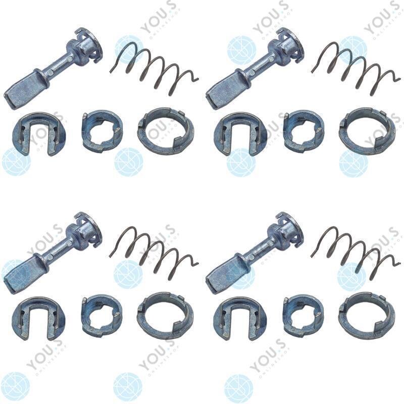 4 Set YOU.S Original Reparatursatz Türschloss Schließzylinder Vorne Links kompatibel mit AUDI kompatibel mit SKODA kompatibel mit VW