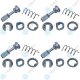 4 Set YOU.S Original Reparatursatz Türschloss Schließzylinder Vorne Links kompatibel mit AUDI kompatibel mit SKODA kompatibel mit VW