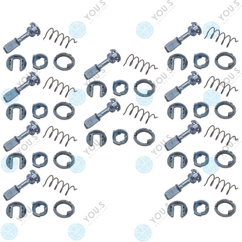 10 Set YOU.S Original Reparatursatz Türschloss Schließzylinder Vorne Links kompatibel mit AUDI kompatibel mit SKODA kompatibel mit VW