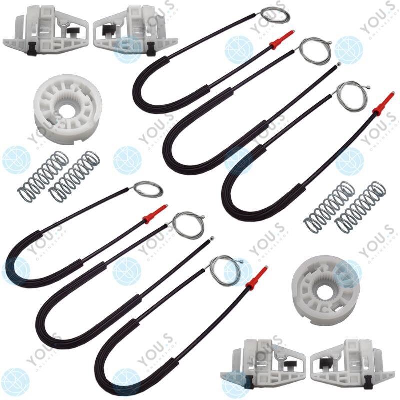 für CITROEN XSARA PICASSO (N68) Fensterheber Reparatursatz Seilzug - SET - Vorne Links + Rechts