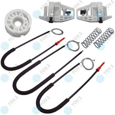 für CITROEN XSARA PICASSO (N68) Fensterheber Reparatursatz Seilzug - SET - Vorne Links + Rechts