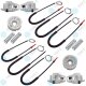 für CITROEN XSARA PICASSO (N68) Fensterheber Reparatursatz Seilzug - SET - Vorne Links + Rechts