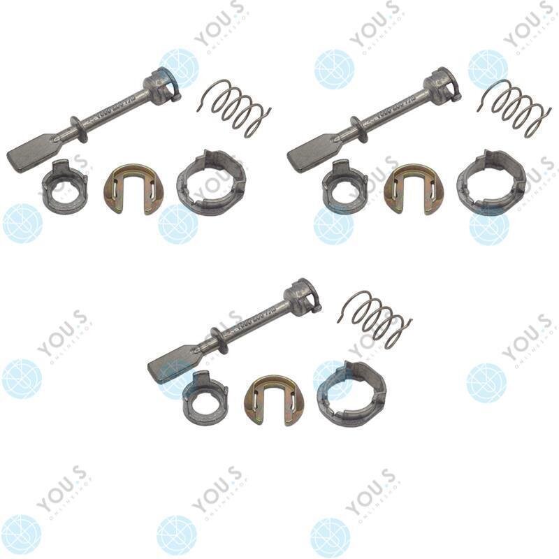 3 Sets YOU.S Original Reparatursatz Türschloss Schließzylinder Vorne Links kompatibel mit SEAT kompatibel mit VW