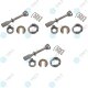 3 Sets YOU.S Original Reparatursatz Türschloss Schließzylinder Vorne Links kompatibel mit SEAT kompatibel mit VW