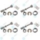 4 Set sYOU.S Original Reparatursatz Türschloss Schließzylinder Vorne Links kompatibel mit SEAT kompatibel mit VW