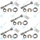 5 Sets YOU.S Original Reparatursatz Türschloss Schließzylinder Vorne Links kompatibel mit SEAT kompatibel mit VW