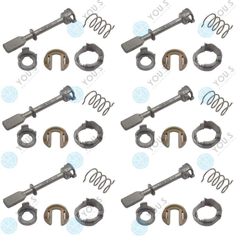 6 Sets YOU.S Original Reparatursatz Türschloss Schließzylinder Vorne Links kompatibel mit SEAT kompatibel mit VW