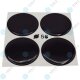 YOU.S Nabenkappen Silikon Aufkleber 56,0 mm - schwarz selbstklebend