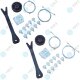 für Rover 75 Fensterheber Reparatursatz Seilzug - SET - Hinten Links + Rechts