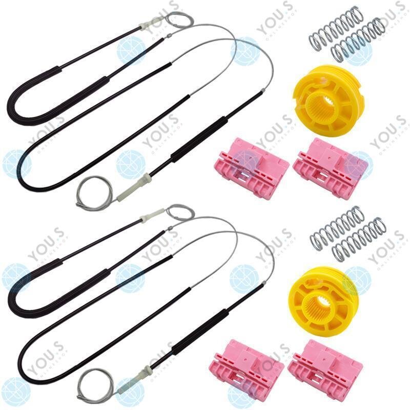 für AUDI A6 (4B_, C5) Fensterheber Reparatursatz Seilzug - SET - Vorne Links + Rechts