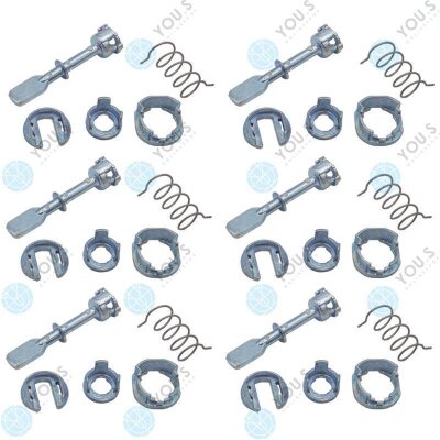 6 Sets YOU.S Original Reparatursatz Türschloss Schließzylinder Vorne Links kompatibel mit VW kompatibel mit POLO (6N_)
