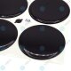 YOU.S Nabenkappen Silikon Aufkleber 58,0 mm - schwarz selbstklebend