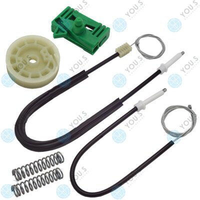 für PEUGEOT 306 Fensterheber Reparatursatz Seilzug - SET - Vorne Links + Rechts