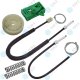 für PEUGEOT 306 Fensterheber Reparatursatz Seilzug - SET - Vorne Links + Rechts