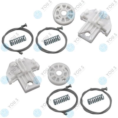 für JAGUAR X-TYPE (CF1) Fensterheber Reparatursatz Seilzug - SET - Hinten Links + Rechts