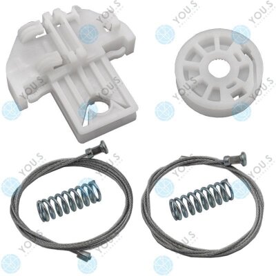 für JAGUAR X-TYPE (CF1) Fensterheber Reparatursatz Seilzug - SET - Hinten Links + Rechts