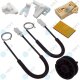 für RENAULT CLIO II (BB, CB) 2/3 Türer Fensterheber Reparatursatz Seilzug - SET - Vorne Links + Rechts