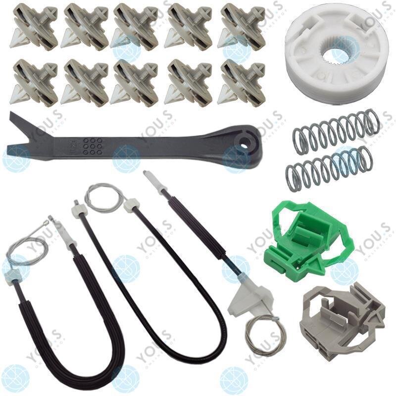 für SEAT CORDOBA IBIZA INCA VW CADDY POLO Fensterheber Reparatursatz Seilzug - Vorne Links