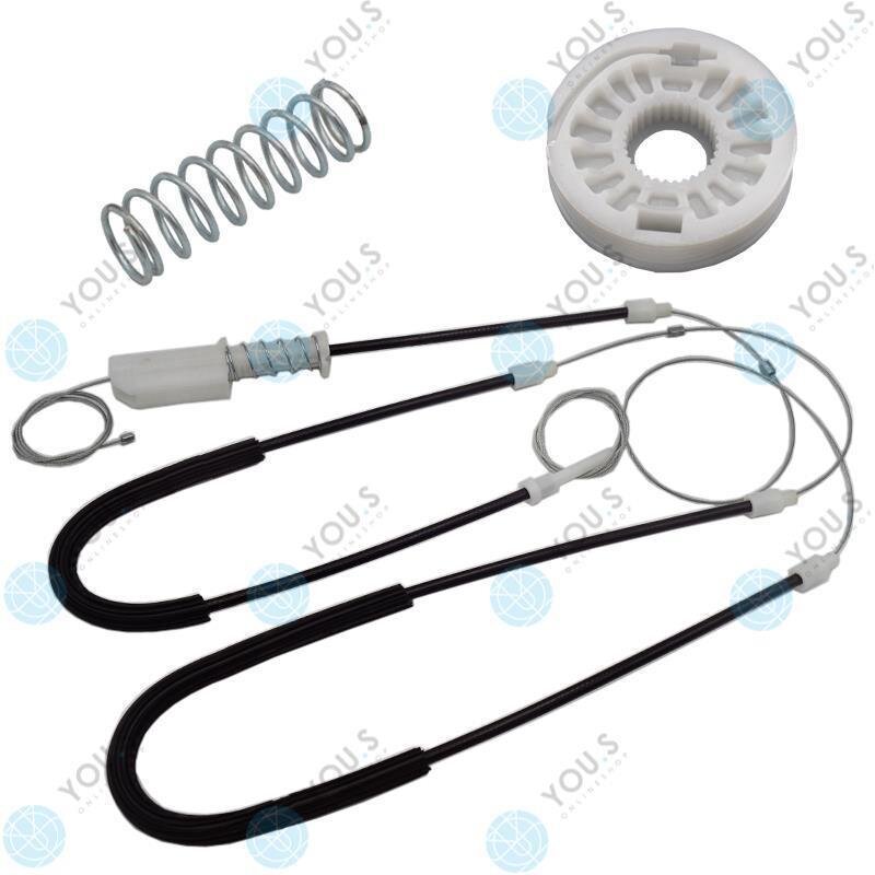 für AUDI A4 Cabriolet (8H7, B6, 8HE, B7) Fensterheber Reparatursatz Seilzug - Vorne Links
