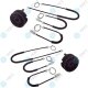 für RENAULT MEGANE II Cabriolet Fensterheber Reparatursatz Seilzug - SET - Vorne Links + Rechts
