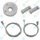 kompatibel mit FORD FOCUS 1998-2004 Fensterheber Reparatursatz Seilzug - Hinten Rechts