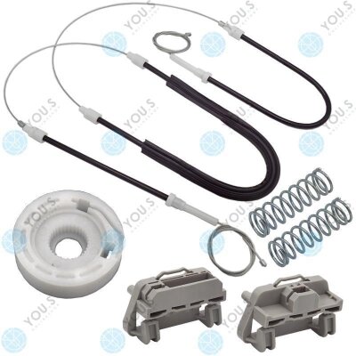 kompatibel mit CHRYSLER 300 C 2004-2012 Fensterheber Reparatursatz Seilzug - SET - Vorne Links + Rechts
