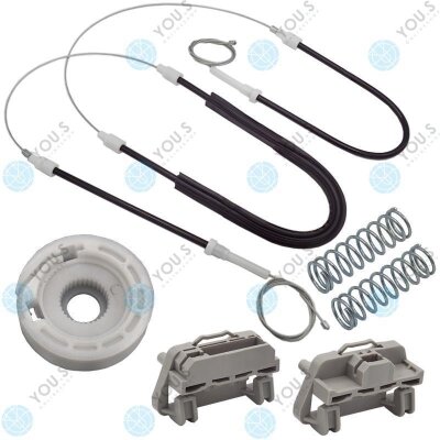 kompatibel mit CHRYSLER 300 C 2004-2012 Fensterheber Reparatursatz Seilzug - SET - Vorne Links + Rechts