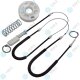 Fensterheber Reparatursatz Seilzug - SET - Vorne Links + Rechts kompatibel mit PORSCHE BOXSTER (987) YOU.S