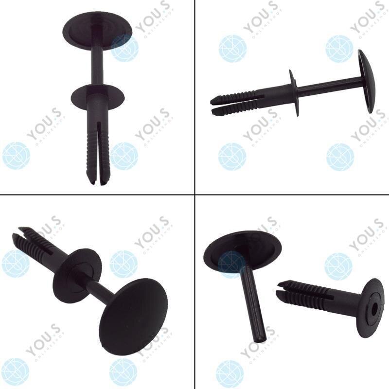 10 x YOU.S Original Universal Dachverkleidung Befestigungs Clips in Schwarz