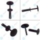 10 x YOU.S Original Universal Dachverkleidung Befestigungs Clips in Schwarz
