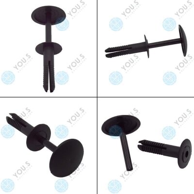 40 x YOU.S Original Universal Dachverkleidung Befestigungs Clips in Schwarz