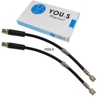 2 x YOU.S Bremsschläuche Vorderachse Links &...