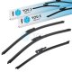 YOU.S Original SCHEIBENWISCHER SET VORNE + HINTEN kompatibel mit BMW 1er E81 E87