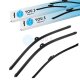 YOU.S SCHEIBENWISCHER SET VORNE + HINTEN kompatibel mit SEAT EXEO ST (3R5)