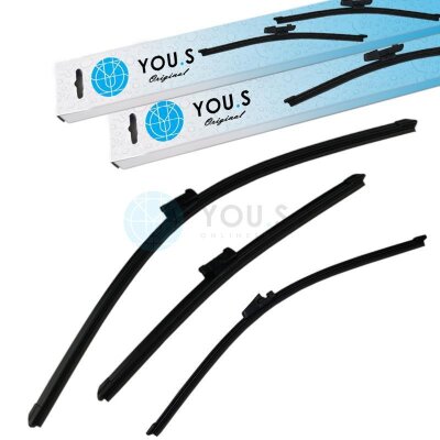 YOU.S SCHEIBENWISCHER SET VORNE + HINTEN kompatibel mit...