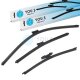 YOU.S SCHEIBENWISCHER SET VORNE + HINTEN kompatibel mit SEAT SKODA VW - NEU