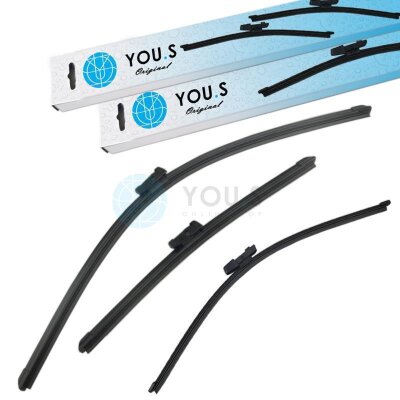 YOU.S Original SCHEIBENWISCHER SET VORNE + HINTEN...