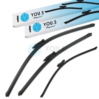 YOU.S Original SCHEIBENWISCHER SET VORNE + HINTEN...