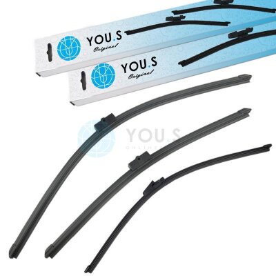 YOU.S Original SCHEIBENWISCHER SET VORNE + HINTEN...