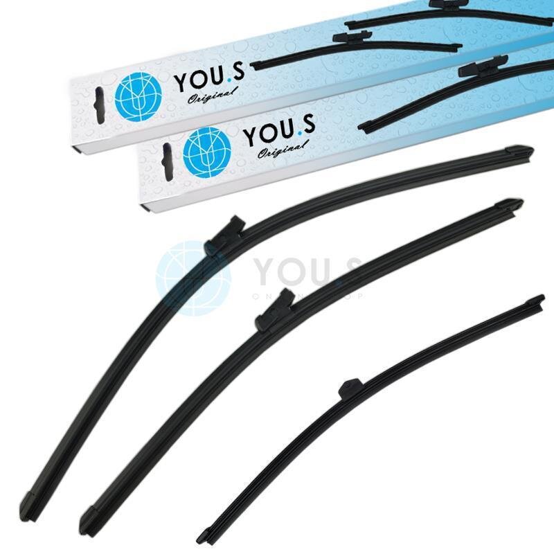 YOU.S Original SCHEIBENWISCHER SET VORNE + HINTEN kompatibel mit AUDI - NEU